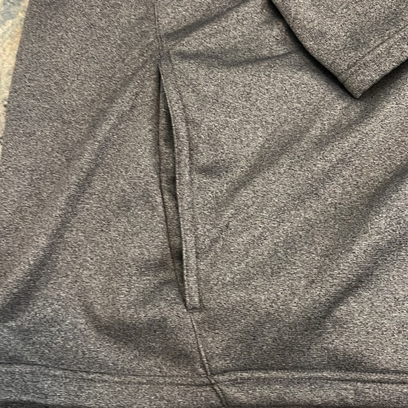 Under armor loose xxl men’s sweatshirt mizzou front pockets heather black poly - Picture 3 of 5